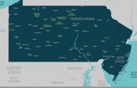 new jersey/pennsylvania map